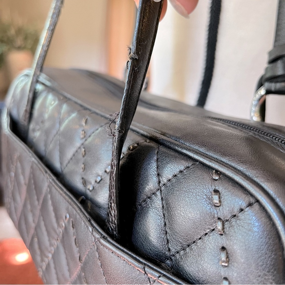 ❤️BRIGHTON QUILTED LEATHER SHOULDER BAG 💯AUTH - Picture 6 of 16